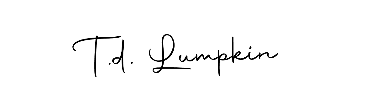 You can use this online signature creator to create a handwritten signature for the name T.d. Lumpkin. This is the best online autograph maker. T.d. Lumpkin signature style 10 images and pictures png