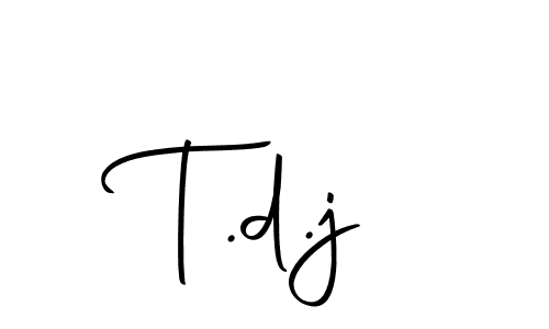 You can use this online signature creator to create a handwritten signature for the name T.d.j. This is the best online autograph maker. T.d.j signature style 10 images and pictures png