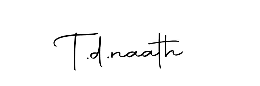 Make a beautiful signature design for name T.d.naath. Use this online signature maker to create a handwritten signature for free. T.d.naath signature style 10 images and pictures png