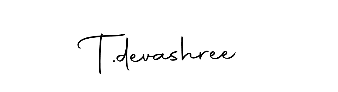 The best way (Autography-DOLnW) to make a short signature is to pick only two or three words in your name. The name T.devashree include a total of six letters. For converting this name. T.devashree signature style 10 images and pictures png