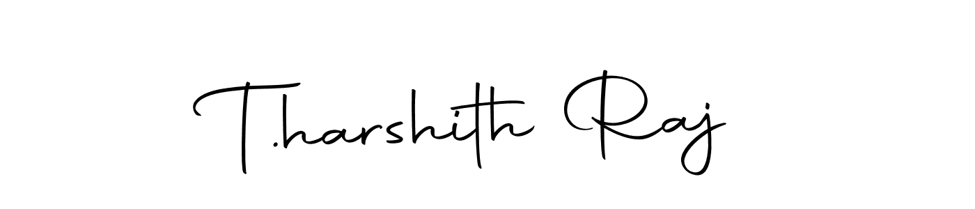 Make a beautiful signature design for name T.harshith Raj. With this signature (Autography-DOLnW) style, you can create a handwritten signature for free. T.harshith Raj signature style 10 images and pictures png