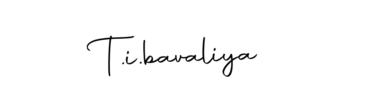 How to make T.i.bavaliya signature? Autography-DOLnW is a professional autograph style. Create handwritten signature for T.i.bavaliya name. T.i.bavaliya signature style 10 images and pictures png