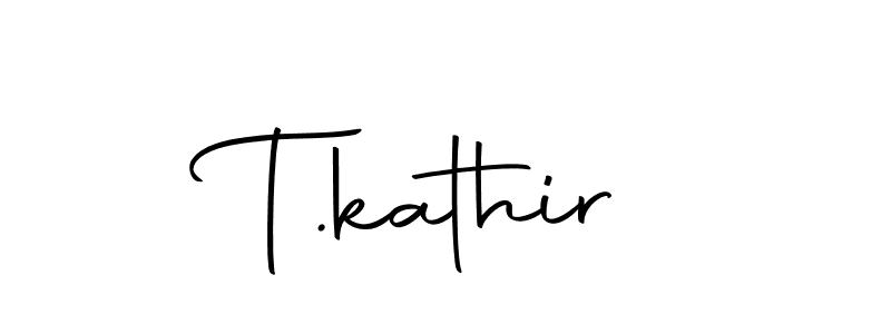How to Draw T.kathir signature style? Autography-DOLnW is a latest design signature styles for name T.kathir. T.kathir signature style 10 images and pictures png