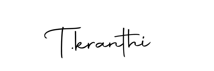 Also we have T.kranthi name is the best signature style. Create professional handwritten signature collection using Autography-DOLnW autograph style. T.kranthi signature style 10 images and pictures png