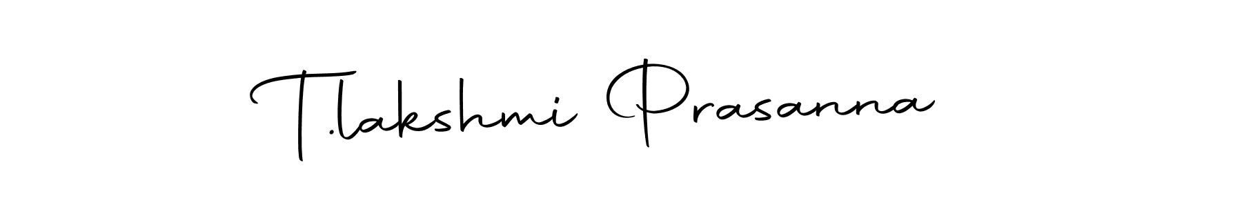 T.lakshmi Prasanna stylish signature style. Best Handwritten Sign (Autography-DOLnW) for my name. Handwritten Signature Collection Ideas for my name T.lakshmi Prasanna. T.lakshmi Prasanna signature style 10 images and pictures png