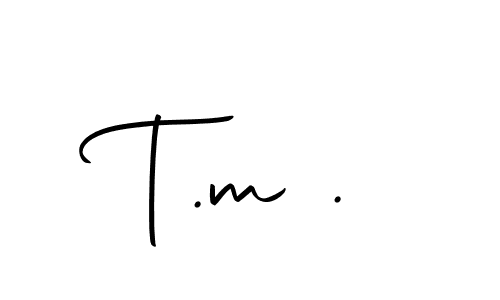 Use a signature maker to create a handwritten signature online. With this signature software, you can design (Autography-DOLnW) your own signature for name T.m .. T.m . signature style 10 images and pictures png