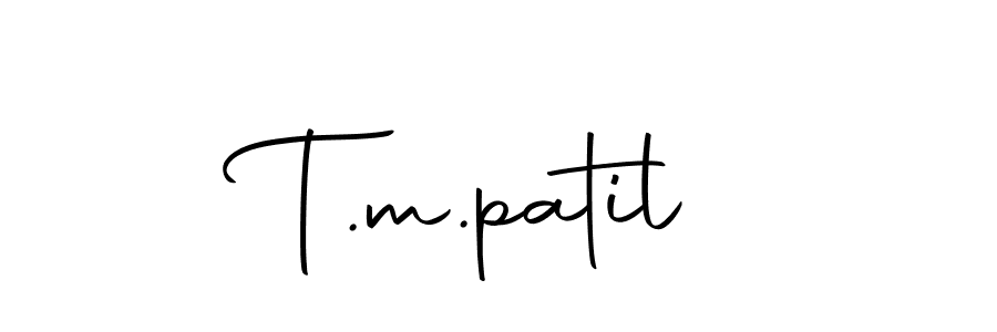 Here are the top 10 professional signature styles for the name T.m.patil. These are the best autograph styles you can use for your name. T.m.patil signature style 10 images and pictures png