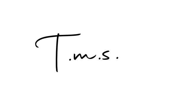 Make a beautiful signature design for name T.m.s.. Use this online signature maker to create a handwritten signature for free. T.m.s. signature style 10 images and pictures png