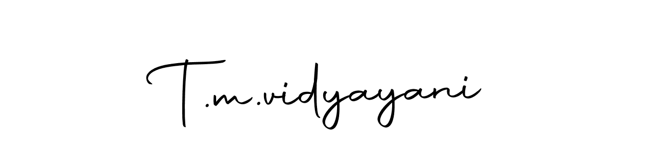 You should practise on your own different ways (Autography-DOLnW) to write your name (T.m.vidyayani) in signature. don't let someone else do it for you. T.m.vidyayani signature style 10 images and pictures png