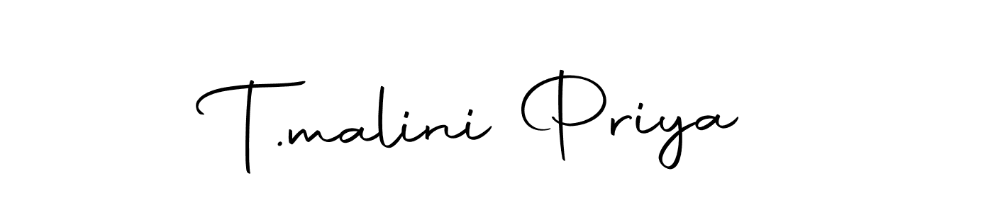 Make a beautiful signature design for name T.malini Priya. Use this online signature maker to create a handwritten signature for free. T.malini Priya signature style 10 images and pictures png