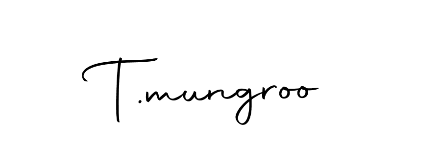 Make a beautiful signature design for name T.mungroo. With this signature (Autography-DOLnW) style, you can create a handwritten signature for free. T.mungroo signature style 10 images and pictures png