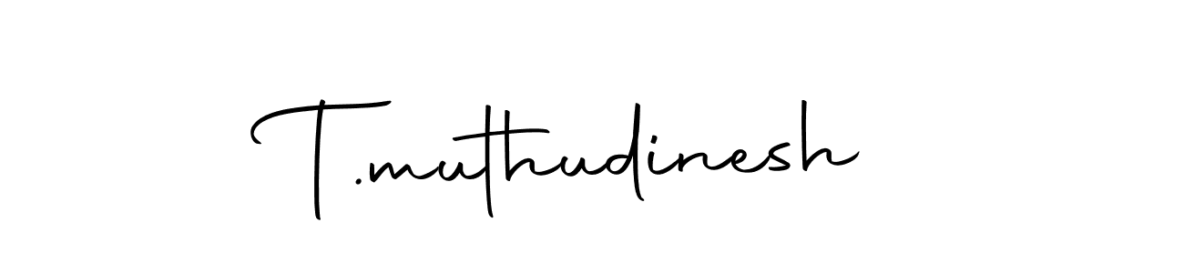 Also we have T.muthudinesh name is the best signature style. Create professional handwritten signature collection using Autography-DOLnW autograph style. T.muthudinesh signature style 10 images and pictures png