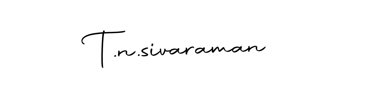 Design your own signature with our free online signature maker. With this signature software, you can create a handwritten (Autography-DOLnW) signature for name T.n.sivaraman. T.n.sivaraman signature style 10 images and pictures png