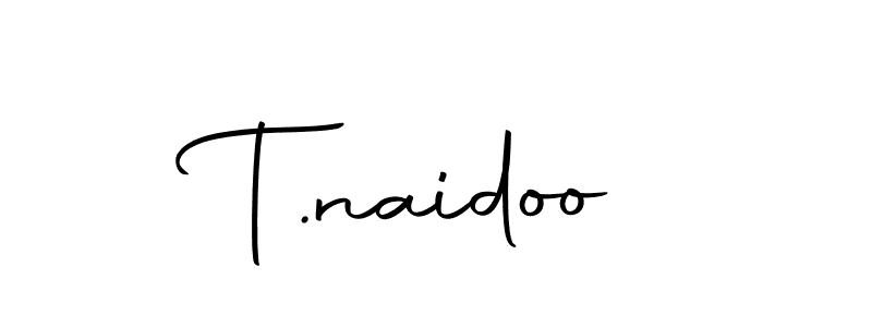 Make a beautiful signature design for name T.naidoo. Use this online signature maker to create a handwritten signature for free. T.naidoo signature style 10 images and pictures png