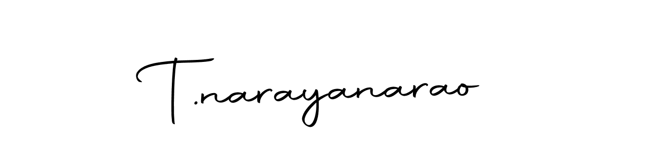Use a signature maker to create a handwritten signature online. With this signature software, you can design (Autography-DOLnW) your own signature for name T.narayanarao. T.narayanarao signature style 10 images and pictures png