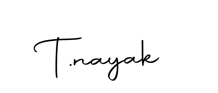 It looks lik you need a new signature style for name T.nayak. Design unique handwritten (Autography-DOLnW) signature with our free signature maker in just a few clicks. T.nayak signature style 10 images and pictures png