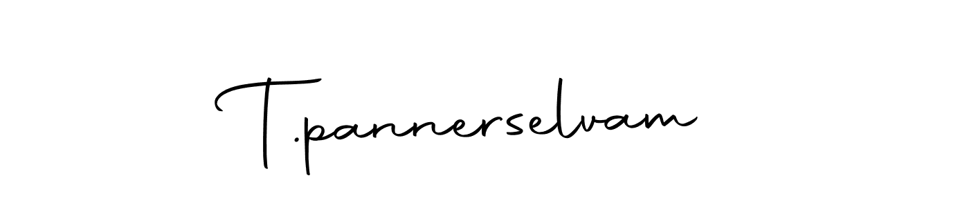 Use a signature maker to create a handwritten signature online. With this signature software, you can design (Autography-DOLnW) your own signature for name T.pannerselvam. T.pannerselvam signature style 10 images and pictures png