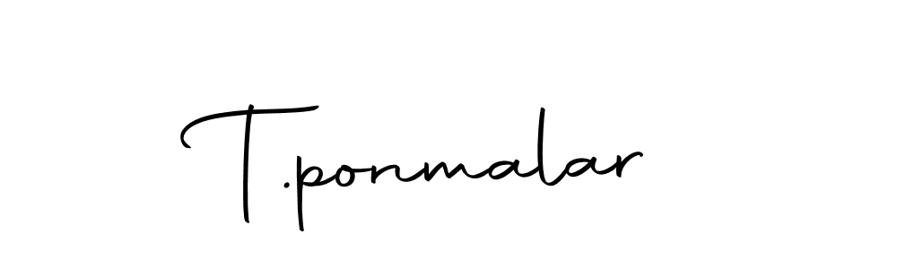 You should practise on your own different ways (Autography-DOLnW) to write your name (T.ponmalar) in signature. don't let someone else do it for you. T.ponmalar signature style 10 images and pictures png