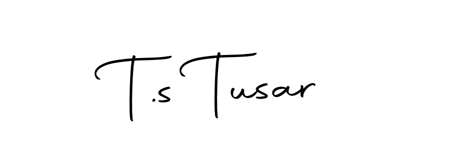 if you are searching for the best signature style for your name T.s Tusar. so please give up your signature search. here we have designed multiple signature styles  using Autography-DOLnW. T.s Tusar signature style 10 images and pictures png