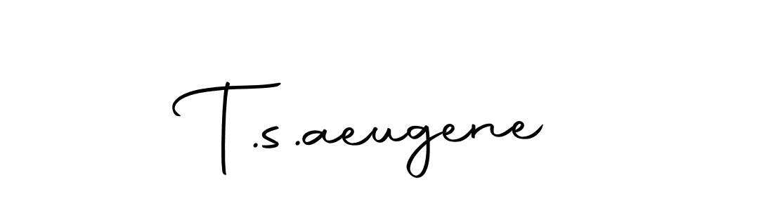 It looks lik you need a new signature style for name T.s.aeugene. Design unique handwritten (Autography-DOLnW) signature with our free signature maker in just a few clicks. T.s.aeugene signature style 10 images and pictures png