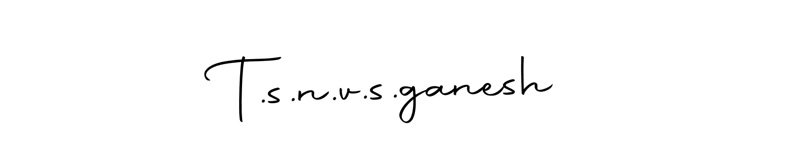 T.s.n.v.s.ganesh stylish signature style. Best Handwritten Sign (Autography-DOLnW) for my name. Handwritten Signature Collection Ideas for my name T.s.n.v.s.ganesh. T.s.n.v.s.ganesh signature style 10 images and pictures png
