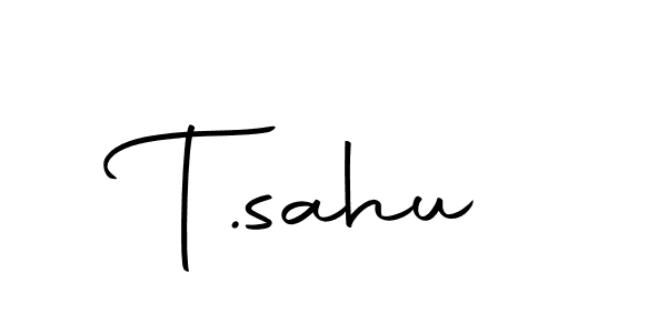 Once you've used our free online signature maker to create your best signature Autography-DOLnW style, it's time to enjoy all of the benefits that T.sahu name signing documents. T.sahu signature style 10 images and pictures png