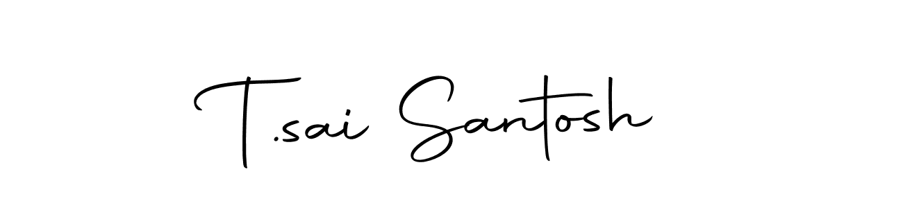 You can use this online signature creator to create a handwritten signature for the name T.sai Santosh. This is the best online autograph maker. T.sai Santosh signature style 10 images and pictures png