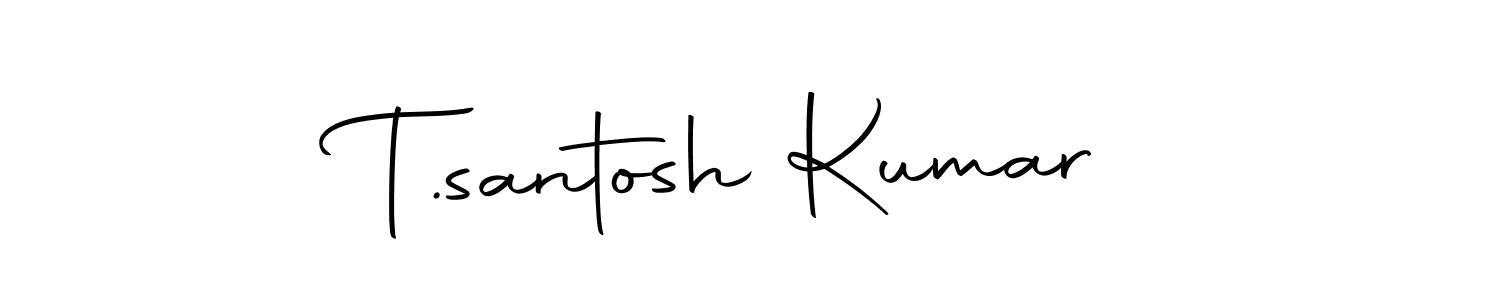 Use a signature maker to create a handwritten signature online. With this signature software, you can design (Autography-DOLnW) your own signature for name T.santosh Kumar. T.santosh Kumar signature style 10 images and pictures png