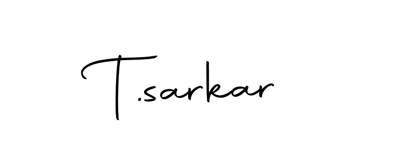 Make a beautiful signature design for name T.sarkar. Use this online signature maker to create a handwritten signature for free. T.sarkar signature style 10 images and pictures png