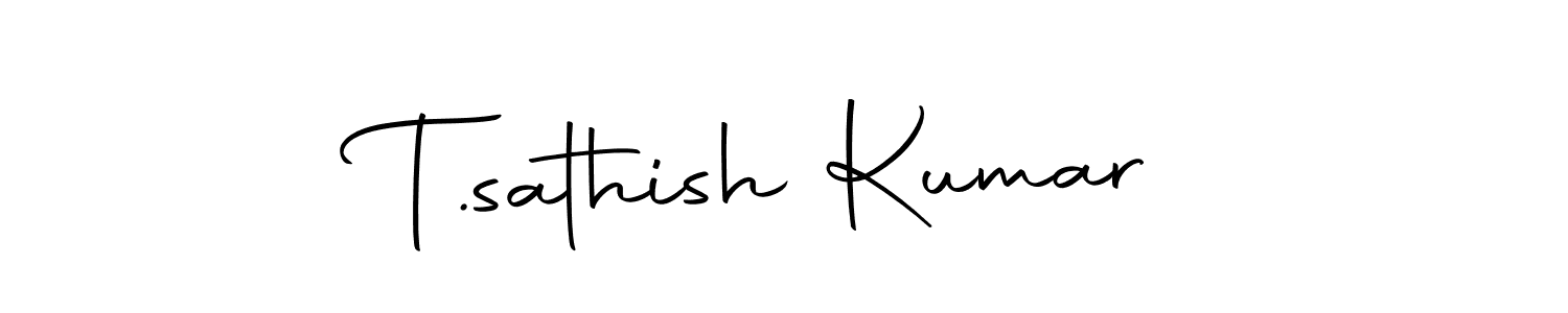 if you are searching for the best signature style for your name T.sathish Kumar. so please give up your signature search. here we have designed multiple signature styles  using Autography-DOLnW. T.sathish Kumar signature style 10 images and pictures png