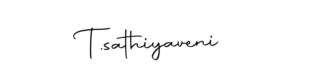 Design your own signature with our free online signature maker. With this signature software, you can create a handwritten (Autography-DOLnW) signature for name T.sathiyaveni. T.sathiyaveni signature style 10 images and pictures png