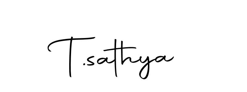 How to Draw T.sathya signature style? Autography-DOLnW is a latest design signature styles for name T.sathya. T.sathya signature style 10 images and pictures png