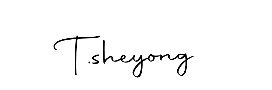 You should practise on your own different ways (Autography-DOLnW) to write your name (T.sheyong) in signature. don't let someone else do it for you. T.sheyong signature style 10 images and pictures png