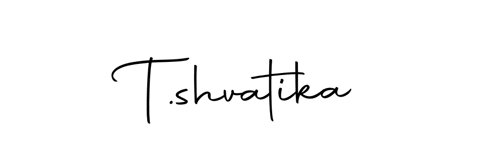 The best way (Autography-DOLnW) to make a short signature is to pick only two or three words in your name. The name T.shvatika include a total of six letters. For converting this name. T.shvatika signature style 10 images and pictures png