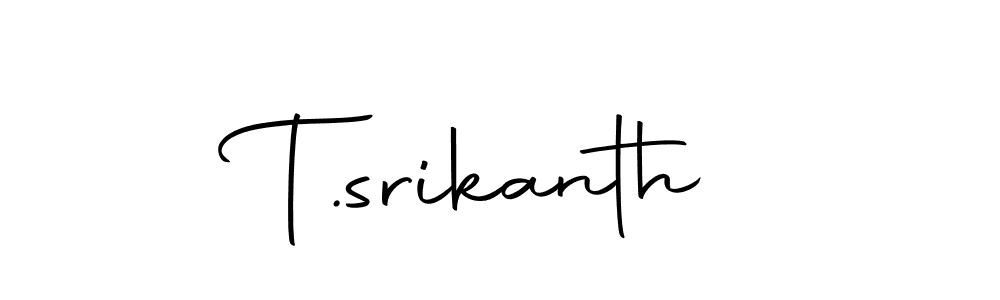 You can use this online signature creator to create a handwritten signature for the name T.srikanth. This is the best online autograph maker. T.srikanth signature style 10 images and pictures png