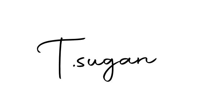 Make a beautiful signature design for name T.sugan. With this signature (Autography-DOLnW) style, you can create a handwritten signature for free. T.sugan signature style 10 images and pictures png