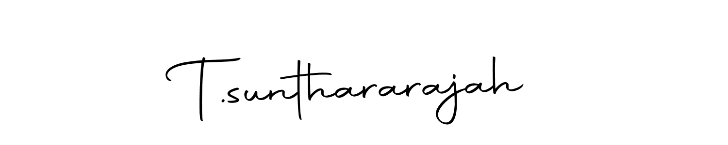 Make a beautiful signature design for name T.sunthararajah. With this signature (Autography-DOLnW) style, you can create a handwritten signature for free. T.sunthararajah signature style 10 images and pictures png