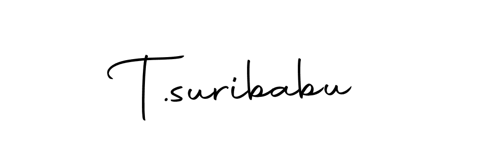 Also You can easily find your signature by using the search form. We will create T.suribabu name handwritten signature images for you free of cost using Autography-DOLnW sign style. T.suribabu signature style 10 images and pictures png