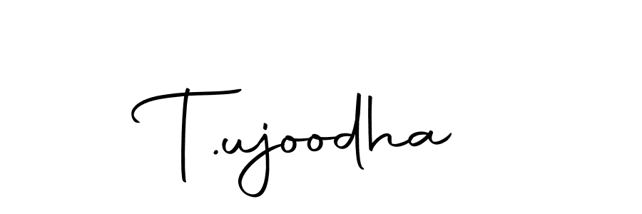Once you've used our free online signature maker to create your best signature Autography-DOLnW style, it's time to enjoy all of the benefits that T.ujoodha name signing documents. T.ujoodha signature style 10 images and pictures png