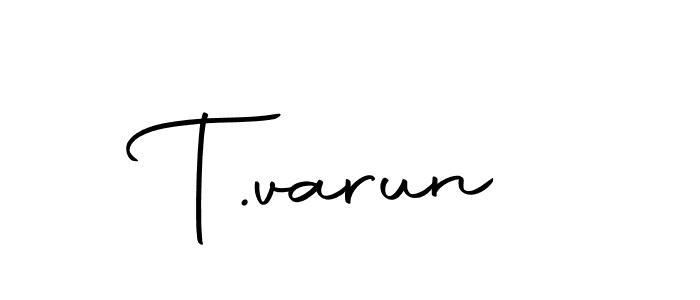 The best way (Autography-DOLnW) to make a short signature is to pick only two or three words in your name. The name T.varun include a total of six letters. For converting this name. T.varun signature style 10 images and pictures png