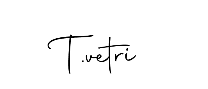 Create a beautiful signature design for name T.vetri. With this signature (Autography-DOLnW) fonts, you can make a handwritten signature for free. T.vetri signature style 10 images and pictures png