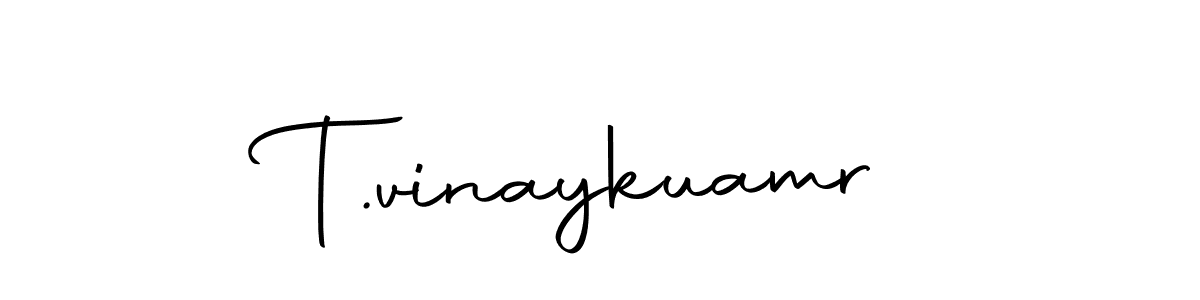 Make a beautiful signature design for name T.vinaykuamr. With this signature (Autography-DOLnW) style, you can create a handwritten signature for free. T.vinaykuamr signature style 10 images and pictures png