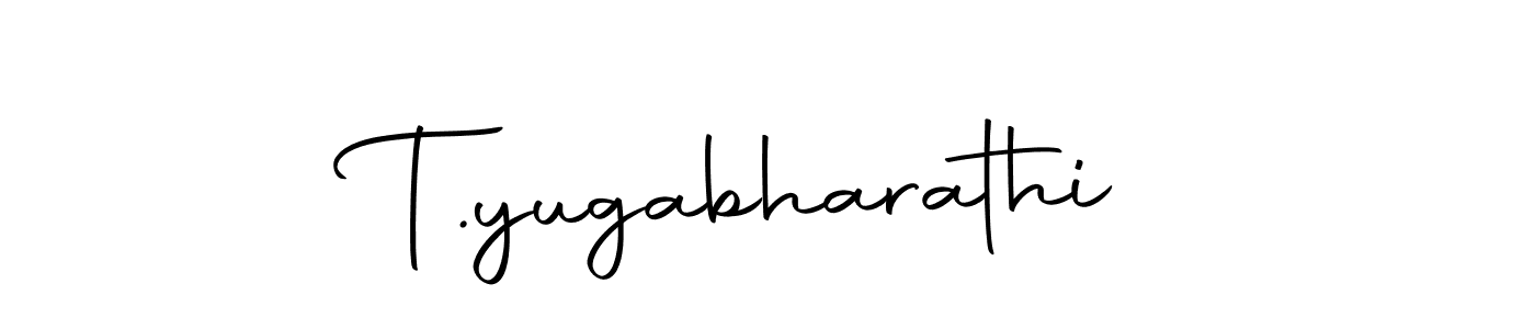 Also we have T.yugabharathi name is the best signature style. Create professional handwritten signature collection using Autography-DOLnW autograph style. T.yugabharathi signature style 10 images and pictures png