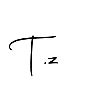 You should practise on your own different ways (Autography-DOLnW) to write your name (T.z) in signature. don't let someone else do it for you. T.z signature style 10 images and pictures png