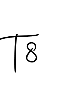 Use a signature maker to create a handwritten signature online. With this signature software, you can design (Autography-DOLnW) your own signature for name T8. T8 signature style 10 images and pictures png