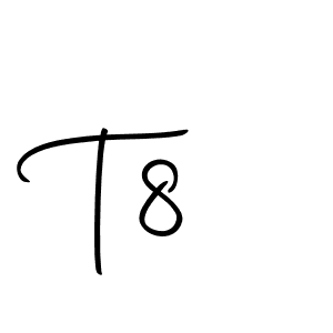 You should practise on your own different ways (Autography-DOLnW) to write your name (T8 ) in signature. don't let someone else do it for you. T8  signature style 10 images and pictures png