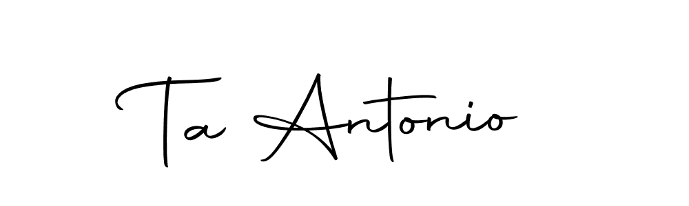 It looks lik you need a new signature style for name Ta Antonio. Design unique handwritten (Autography-DOLnW) signature with our free signature maker in just a few clicks. Ta Antonio signature style 10 images and pictures png