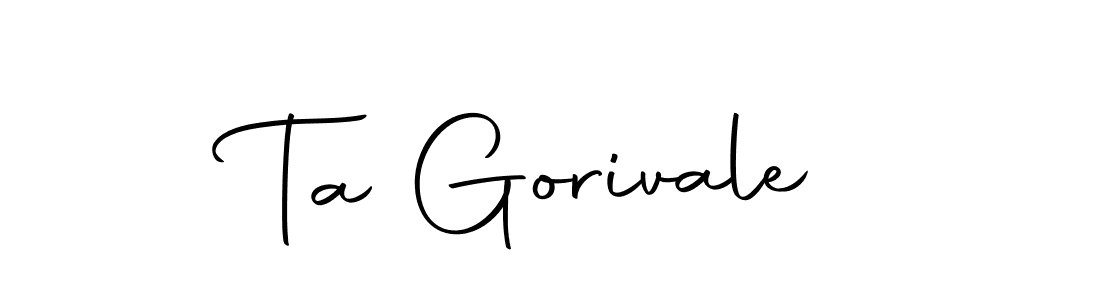 Autography-DOLnW is a professional signature style that is perfect for those who want to add a touch of class to their signature. It is also a great choice for those who want to make their signature more unique. Get Ta Gorivale name to fancy signature for free. Ta Gorivale signature style 10 images and pictures png