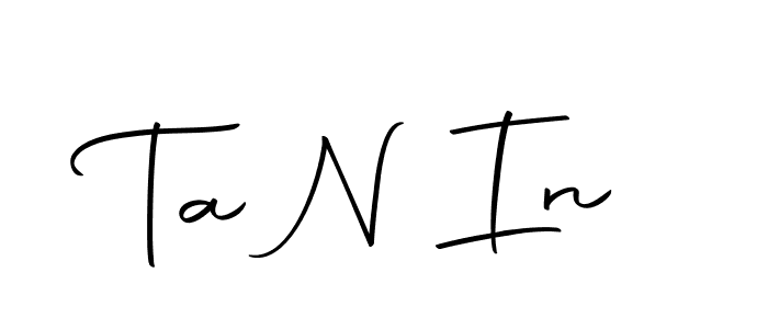 Ta N In stylish signature style. Best Handwritten Sign (Autography-DOLnW) for my name. Handwritten Signature Collection Ideas for my name Ta N In. Ta N In signature style 10 images and pictures png