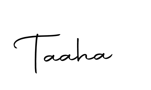 Make a beautiful signature design for name Taaha. With this signature (Autography-DOLnW) style, you can create a handwritten signature for free. Taaha signature style 10 images and pictures png